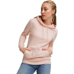 Bluza z kapturem Puma Essentials Plus, Kobiety. Czerwone bluzy Puma, xs, bez wzorów, z bawełny, sportowe, bez ramiączek, z kapturem. Za 390.00 zł.