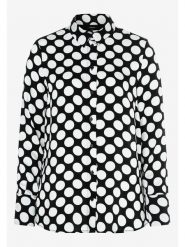 More & More Bluzka w kolorze czarno-białym rozmiar: 34. Czarne bluzki More & More, bez wzorów, z wiskozy, bez kołnierzyka, bez ramiączek. Za 74.11 zł.