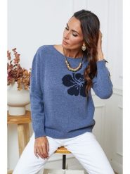 Joséfine Sweter "Lambi" w kolorze niebieskim rozmiar: XL. Niebieskie swetry Joséfine, xl, bez wzorów, z kaszmiru, bez ramiączek. Za 187.99 zł.