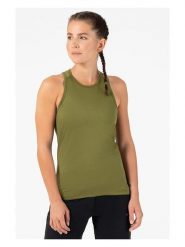 Super.natural Top sportowy "Grava" w kolorze khaki rozmiar: S. Brązowe topy sportowe super.natural, s, bez wzorów, z materiału, outdoorowe. Za 152.99 zł.