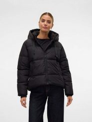 Vero Moda Kurtka pikowana w kolorze czarnym rozmiar: L. Czarne kurtki Vero Moda, l, bez wzorów, bez kaptura. Za 142.53 zł.