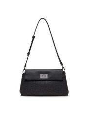 Calvin Klein Torebka Ck Push Shoulder Bag_Epi Mn K60K612143 Czarny. Czarne listonoszki Calvin Klein, bez wzorów, ze skóry, bez dodatków. Za 349.99 zł.
