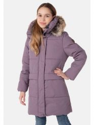 LENNE Płaszcz zimowy "Dora" w kolorze fioletowym rozmiar: 128. Różowe płaszcze LENNE, na zimę, s, bez wzorów, bez kaptura. Za 297.26 zł.