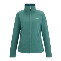 Kurtka Damska Softshell Spacer Connie V. Zielone kurtki przejściowe sportowe Regatta, s, bez wzorów, z elastanu, bez kaptura, trekkingowe. Za 172.99 zł.