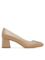 Aigner Półbuty Grazia 25D 1251140 Brązowy. Brązowe półbuty wsuwane Aigner, bez wzorów, ze skóry, bez obcasa, na obcasie. Za 919.99 zł.
