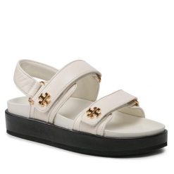 Sandały Tory Burch. Sandały Tory Burch, bez wzorów, sportowe, bez obcasa, na płaskiej podeszwie, bez zapięcia. Za 1,519.00 zł.