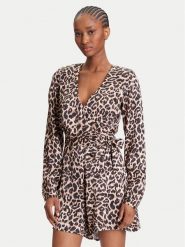 Marciano Guess Kombinezon W5YD09 WHCM0 Brązowy Regular Fit. Brązowe sukienki Marciano Guess, xs, z aplikacjami, z wiskozy, bez kołnierzyka, bez ramiączek. Za 619.99 zł.