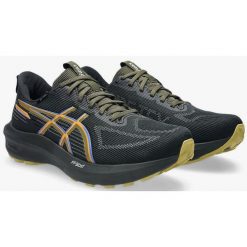 Buty Do Biegania Asics Gt-1000 14 Gtx Dorośli. Czarne buty treningowe ASICS, bez wzorów, bez zapięcia, do biegania. Za 633.40 zł.