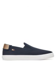 Tommy Hilfiger Tenisówki Vulc Canvas Slip-On Sneaker FW0FW08645 Granatowy. Niebieskie trampki Tommy Hilfiger, bez wzorów, z materiału, bez zapięcia. Za 239.99 zł.