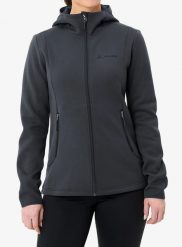 Bluza z kapturem damska Vaude Idris Fleece Hoody. Czarne bluzy z kapturem Vaude, m, bez wzorów, z materiału, z kapturem, trekkingowe. Za 433.39 zł.