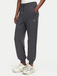 EA7 Emporio Armani Spodnie dresowe 7W000193 AF24375 U8117 Szary ciemny Regular Fit. Szare spodnie sportowe EA7 Emporio Armani, bez wzorów, z dresówki. Za 579.99 zł.