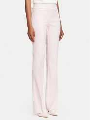 Rinascimento Spodnie materiałowe CFC0130140003 Różowy jasny Flare Fit. Czerwone spodnie materiałowe Rinascimento, bez wzorów, z materiału. Za 464.99 zł.