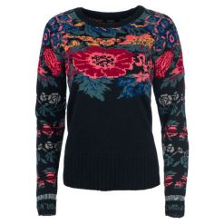 Desigual Sweter Damski Tulipan M, Czarny. Swetry marki Desigual. W wyprzedaży za 414.00 zł.