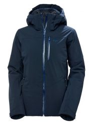 Helly Hansen Kurtka narciarska "Alphelia" w kolorze granatowym rozmiar: L. Niebieskie kurtki narciarskie Helly Hansen, l, bez wzorów, z materiału, bez kaptura, narciarskie. Za 786.95 zł.