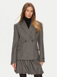 Herskind Marynarka Wasty 5399140 Szary Relaxed Fit. Szare marynarki i żakiety Herskind, bez wzorów, z wełny, bez ramiączek. Za 2,799.00 zł.