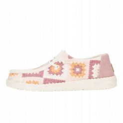 HeyDude Damskie Mokasyny Wendy Cottage Crochet. Mokasyny Hey dude, bez wzorów, z materiału. Za 229.00 zł.