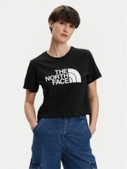 The North Face T-Shirt Easy NF0A87NA Czarny Relaxed Fit. Czarne t-shirty The North Face, l, bez wzorów, z bawełny, bez kołnierzyka, bez ramiączek. Za 99.99 zł.