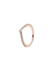 Pandora Pozłacany pierścionek z cyrkoniami rozmiar: 48. Żółte pierścionki Pandora, z cyrkonią, pozłacane. Za 217.99 zł.