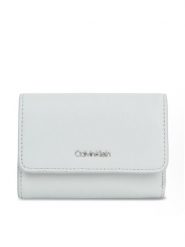Calvin Klein Portfel Ck Must K60K611934 Szary. Szare portfele Calvin Klein, bez wzorów, ze skóry. Za 199.99 zł.