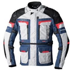 Damska kurtka motocyklowa RST Pro Series Adventure-X CE. Niebieskie kurtki RST, l, bez wzorów, z materiału, bez kaptura. Za 931.50 zł.