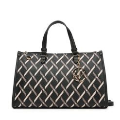 Torebka Armani Exchange. Czarne torebki klasyczne Armani Exchange, bez wzorów, klasyczne, bez dodatków. Za 759.99 zł.