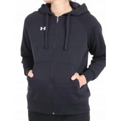 Bluza na co dzień Damska Under Armor Bawełniana Sportowa Zamek. Czarne bluzy bez kaptura Under Armour, bez wzorów, z bawełny, bez kaptura. Za 189.00 zł.