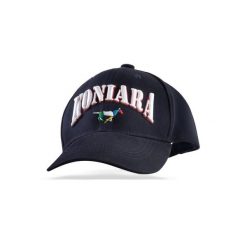 Czapka jeździecka z daszkiem GALOP WEAR Koniara Navy Edition. Niebieskie czapki z daszkiem GALOP WEAR, bez wzorów, z bawełny, eleganckie. Za 129.00 zł.