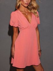 LA Angels Sukienka w kolorze jasnoróżowym rozmiar: XL. Różowe sukienki LA Angels, xl, bez wzorów, bez kołnierzyka, bez ramiączek, mini. Za 220.63 zł.