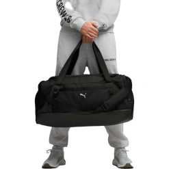 Torba Puma Train All Day Medium Sports Bag 58L. Czarne torby sportowe Puma, bez wzorów, z materiału. Za 390.00 zł.