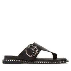 Japonki KARL LAGERFELD. Czarne japonki KARL LAGERFELD, bez wzorów. Za 449.99 zł.