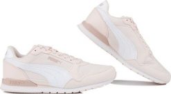 Buty sneakersy damskie Puma ST Runner v3. Brązowe buty treningowe Puma, bez wzorów, z gumy, bez zapięcia, do biegania. Za 377.41 zł.