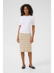 Kaffe Spódnica w kolorze beżowo-kremowym rozmiar: S. Brązowe spódnice Kaffe, s, bez wzorów, midi. Za 69.99 zł.