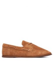 Calvin Klein Półbuty Ess Boatshoe Suede HW0HW03290 Brązowy. Brązowe półbuty wsuwane Calvin Klein, bez wzorów, ze skóry, bez obcasa, na płaskiej podeszwie. Za 569.99 zł.
