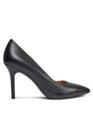 LAUREN RALPH LAUREN Szpilki 802940580001 Czarny. Czarne szpilki Lauren Ralph Lauren, bez wzorów, ze skóry, bez obcasa, na szpilce, bez zapięcia. Za 599.99 zł.