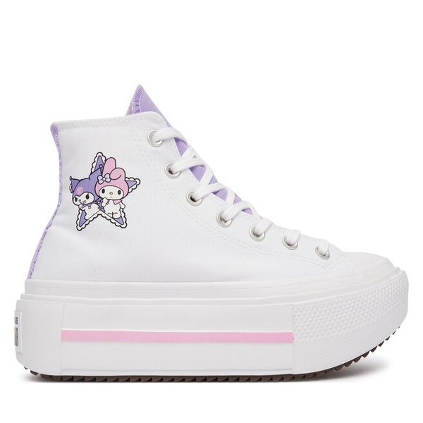 Trampki Converse. Białe trampki Converse, bez wzorów, retro, bez zapięcia. Za 449.99 zł.