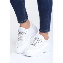Białe Sneakersy Boomerang. Buty sportowe lifestyle marki Born2be. Za 89.99 zł.