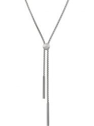 Liebeskind Naszyjnik - dł. 90 cm rozmiar: onesize. Szare naszyjniki Liebeskind, z materiału, ze stali. Za 141.19 zł.