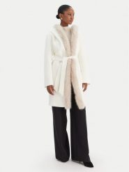 Rinascimento Płaszcz zimowy CFC0126714003 Écru Regular Fit. Płaszcze Rinascimento, na zimę, l, bez wzorów, z syntetyku, bez kaptura. Za 1,149.00 zł.