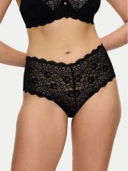 Triumph Figi klasyczne z wysokim stanem Amourette 10210675 Czarny. Czarne figi Triumph, bez wzorów, z syntetyku, z podwyższonym stanem. Za 96.99 zł.