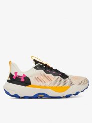 Under Armour Buty w kolorze beżowym ze wzorem do biegania rozmiar: 43. Brązowe buty do biegania Under Armour, bez wzorów, z materiału, bez zapięcia, do biegania. Za 409.00 zł.