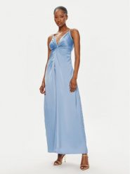 YAS Sukienka wieczorowa Athena 26032472 Niebieski Regular Fit. Niebieskie sukienki YAS, m, bez wzorów, z syntetyku, wizytowe, bez kołnierzyka, bez ramiączek. Za 149.99 zł.