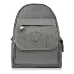 Plecak damski szary Bag Street SP-10-GR. Szare plecaki Bag Street, bez wzorów, z materiału, bez dodatków. Za 99.99 zł.