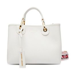 Torebka Emporio Armani. Białe torebki klasyczne Emporio Armani, bez wzorów, klasyczne, bez dodatków. Za 1,209.00 zł.