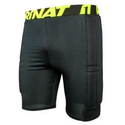 Piłkarskie spodenki bramkarskie PADDED COMPRESSION SHORT Dziecięce Czarny. Czarne szorty RINAT, bez wzorów, sportowe. Za 129.00 zł.