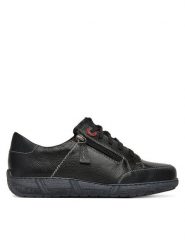 Go Soft Półbuty WI23-COMFORT-02 Czarny. Czarne półbuty wsuwane GO SOFT, bez wzorów, ze skóry, bez obcasa, na płaskiej podeszwie. Za 199.99 zł.