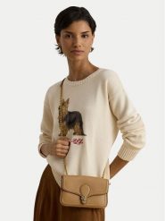 LAUREN RALPH LAUREN Torebka 432977374010 Brązowy. Brązowe kopertówki Lauren Ralph Lauren, bez wzorów, ze skóry, wizytowe, bez dodatków. Za 1,199.00 zł.