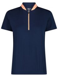 CMP Koszulka kolarska w kolorze granatowym rozmiar: 38. Niebieskie t-shirty sportowe CMP, bez wzorów, z materiału, bez ramiączek, rowerowe. Za 96.45 zł.