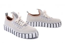 PIAZZA 850080-08 beige, półbuty letnie damskie. Brązowe półbuty wsuwane Piazza, na lato, bez wzorów, bez obcasa. Za 185.19 zł.