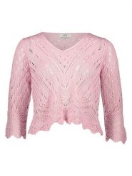 JDY Sweter "New Sun" w kolorze jasnoróżowym rozmiar: S. Różowe swetry JDY, s, bez wzorów, bez ramiączek. Za 83.62 zł.