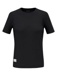 Salewa Koszulka funkcyjna w kolorze czarnym rozmiar: 40. Czarne t-shirty sportowe Salewa, bez wzorów, z wełny, bez ramiączek, outdoorowe. Za 180.91 zł.